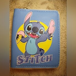 *Blue Stitch Wallet with Ice Cream Design